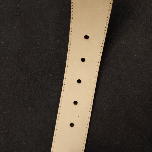 MONDI. Dark Chocolate Suede Belt. Classic style - Picture 4 of 5